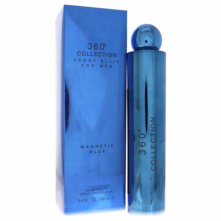 PERRY ELLIS 360 COLLECTION MAGNETIC BLUE 3.4 EDT MEN
