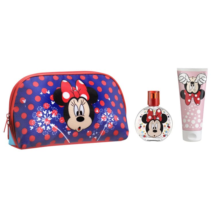 DISNEY MINNIE TOILETRY BAG + 1.7 EDT WOMEN+ 3.4 S/G