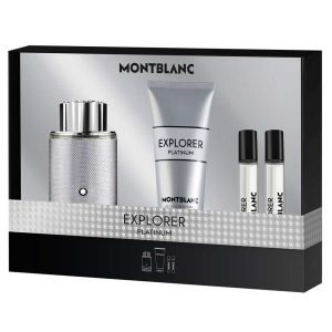 MONT BLANC EXPLORER PLATINUM 3.4 EDP MEN + 3.4 SH/G + 2x7.5ML