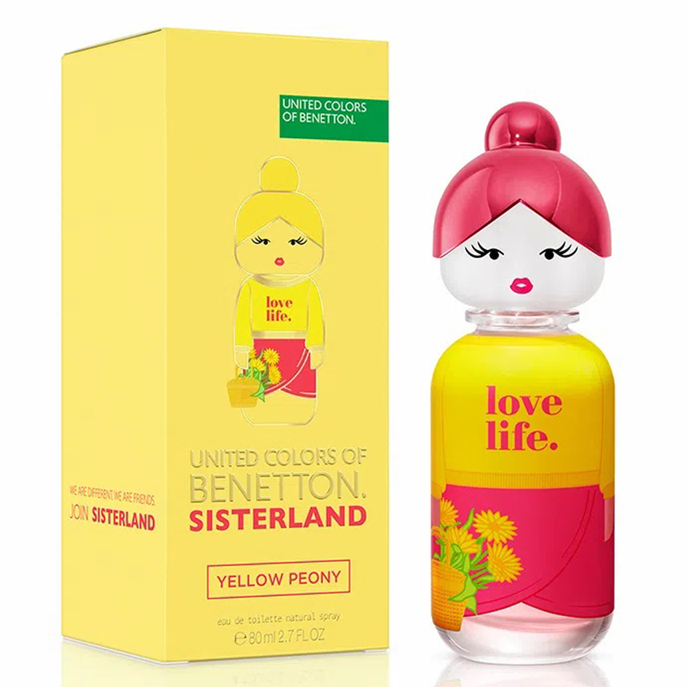 BENETTON SISTERLAND YELLOW PEONY 2.7 EDT WOMEN