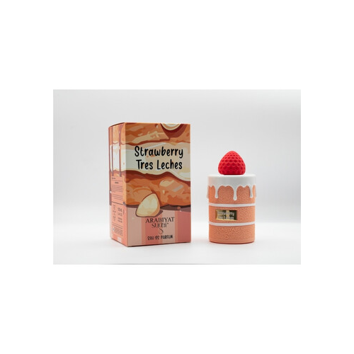 ARABIYAT PRESTIGE SUGAR STRAWBERRY TRES LECHE U EDP 3.4oz