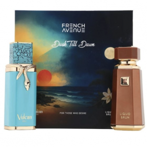 FRENCH AVENUE VULCAN FEU 3.4 EDP UNISEX + LIQUID BRUN 3.4 EDP